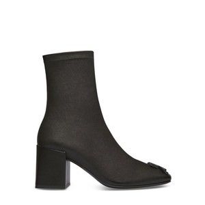 Courrèges Black Ankle Boots With Square Toe - NWT